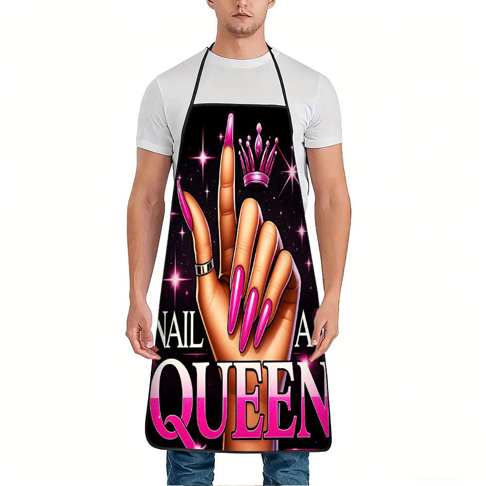 Nail Art Queen - 1 grembiule alla moda a tema