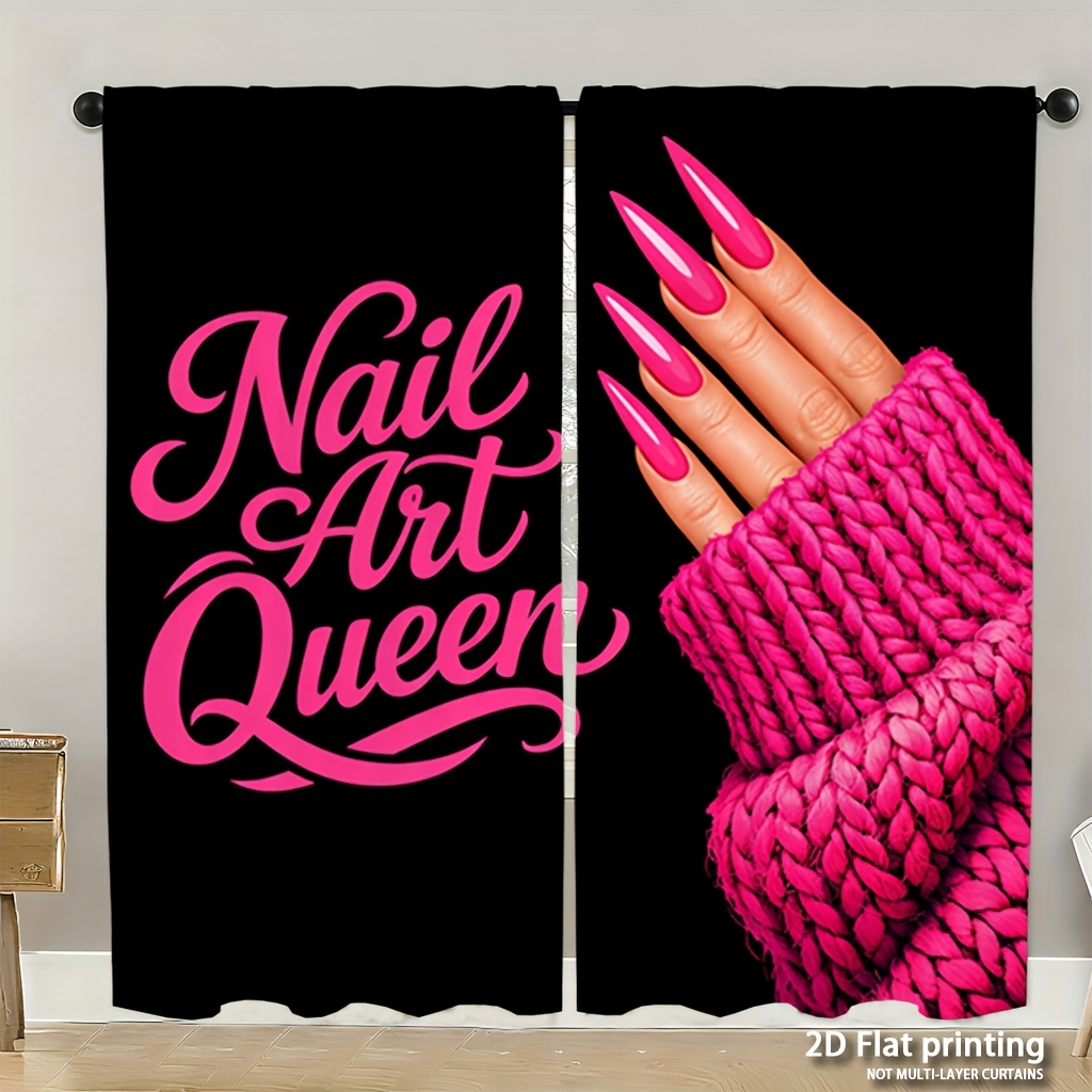Nail Art Queen - Tende Nail Art Queen con Stampa