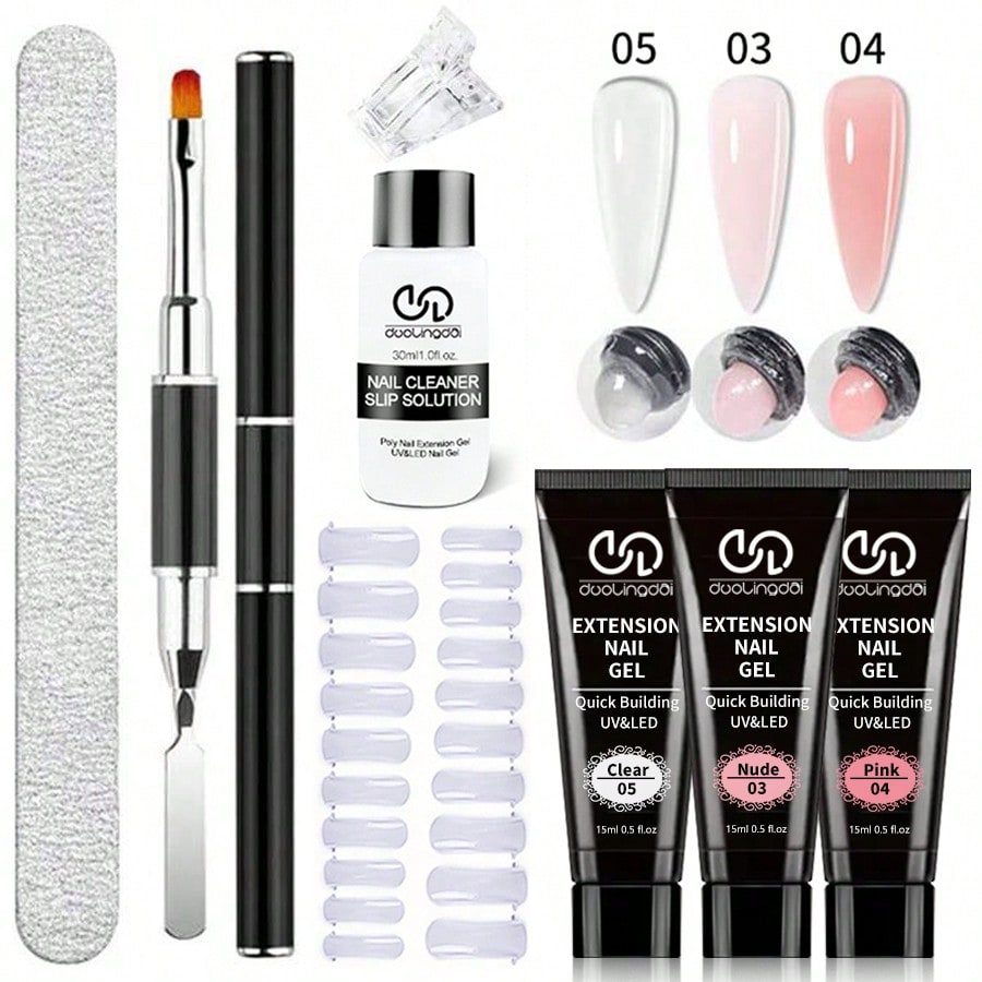 8 Pz/set Poly Estensione Gel S - Acrylic Powder Clear recensione e prezzo