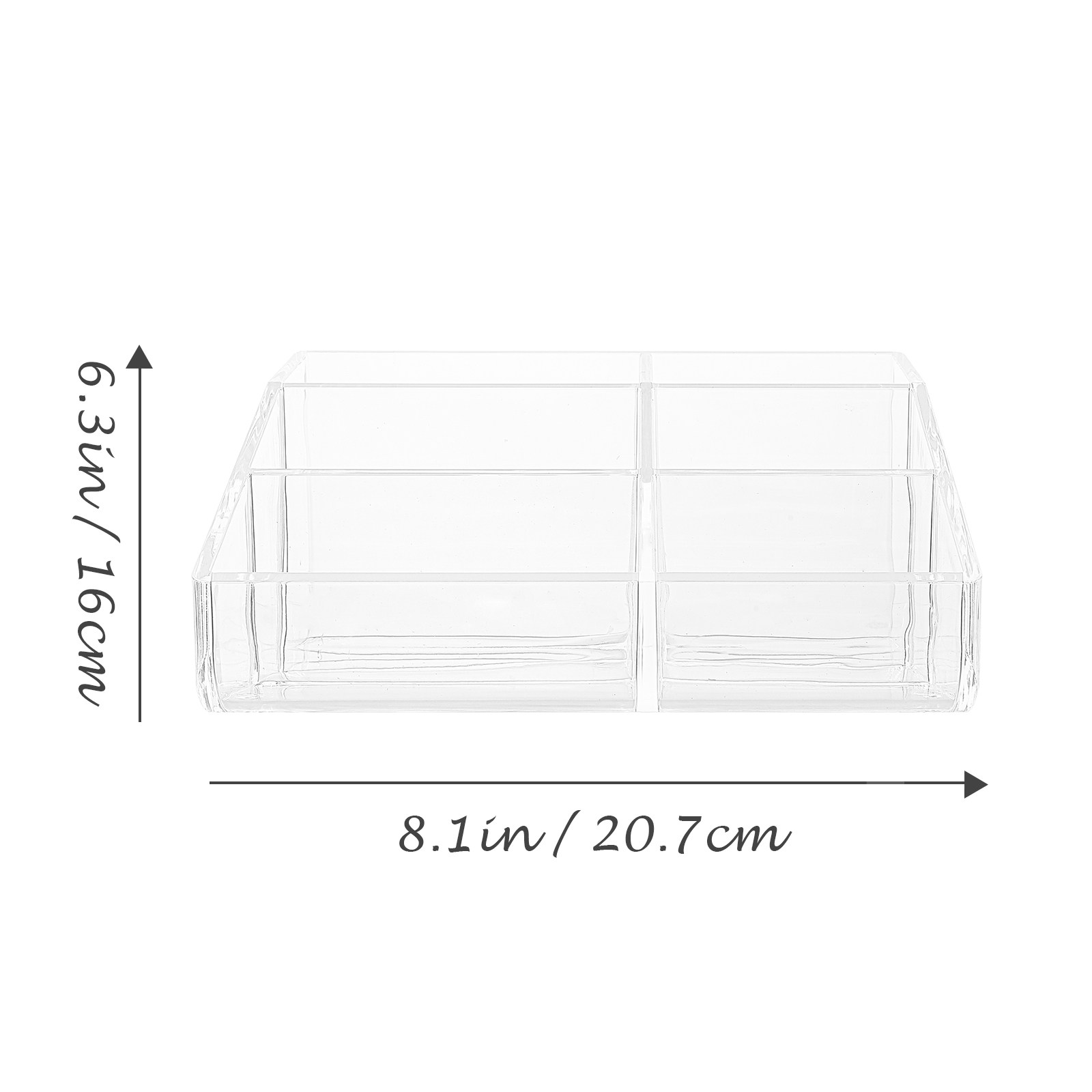 Organizer in Acrilico a 6 Scom - Acrylic Powder Clear recensione e prezzo